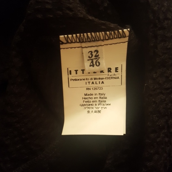 GF FERRE Black Silk Sheer Shirt - Size 46/12 - Picture 5 of 5